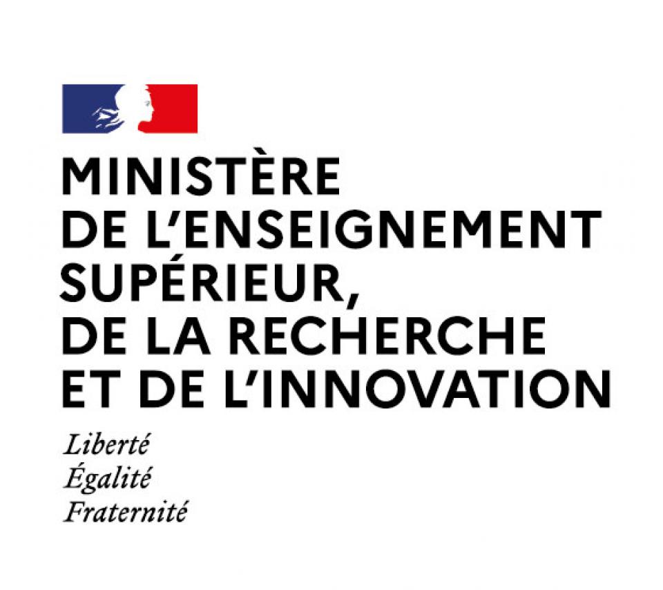Ministère de l'enseignement supérieur de la recherche et de l'innovation Logo